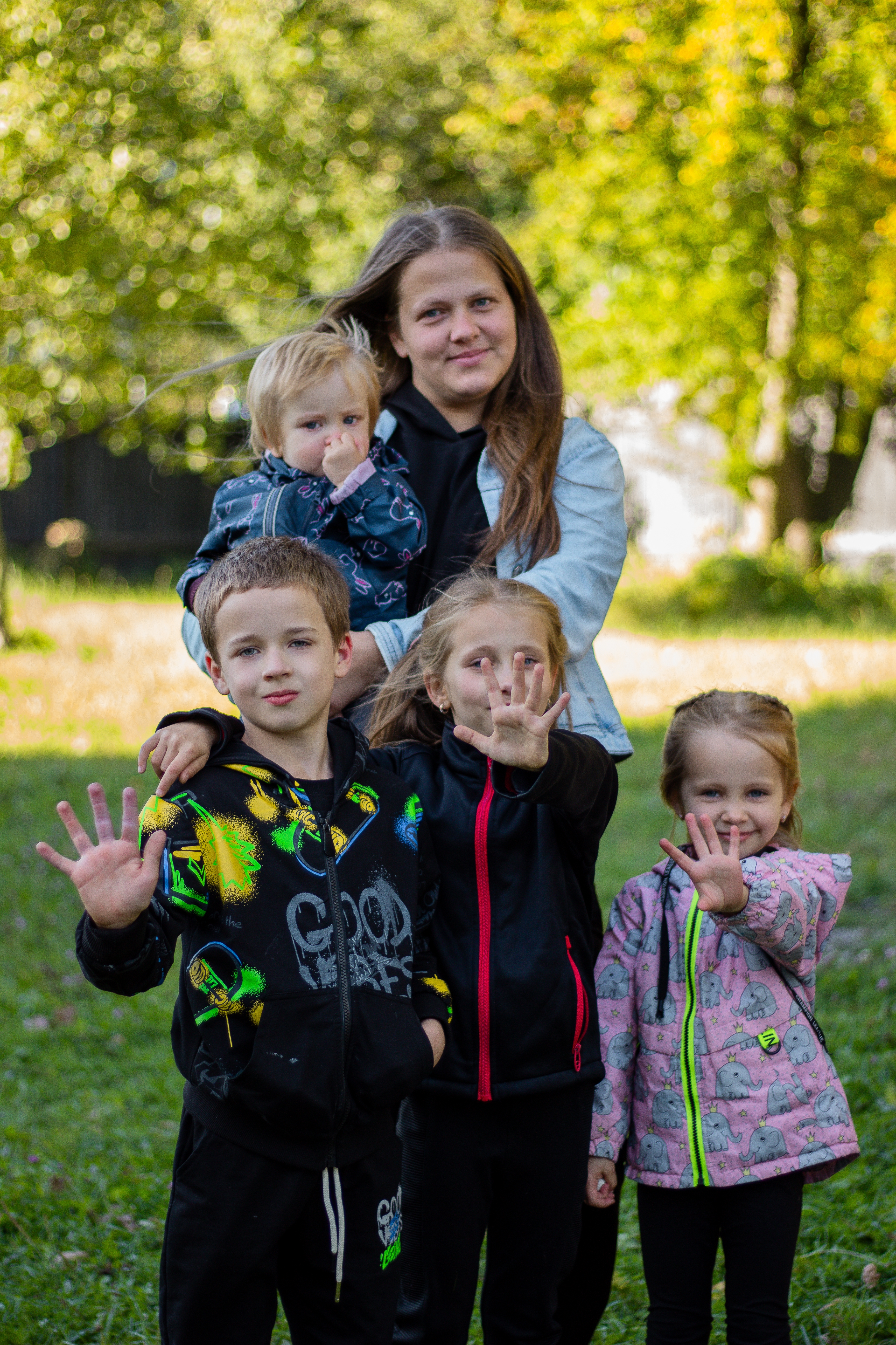 Children at the camp